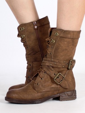 Dámské Boty Toonzshop Menaka Boots Hnědé | 6032FOZES
