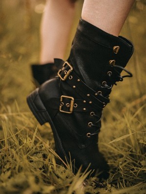 Dámské Boty Toonzshop Menaka Boots Černé | 6895LOBEW
