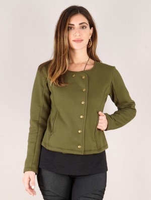 Dámské Bundy Toonzshop Athelleen Perfecto Style Jacket Zelene | 5308YVEDK