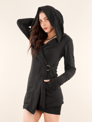 Dámské Bundy Toonzshop Nyxx Rmx Hooded Jacket Černé | 6531BSZRA