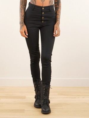 Dámské Džíny Toonzshop Karusa Jeans Černé | 1834IYMZR
