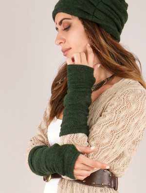 Dámské Fingerless gloves-legwarmers Toonzshop Yüm Arm Warmers Zelene | 4619ODHJP