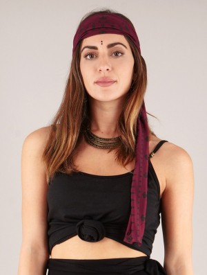 Dámské Hats-beanies Toonzshop Lamaî Headband Wine | 3472HIZKN