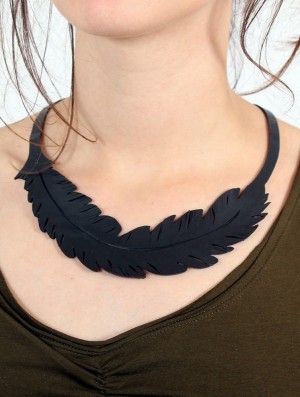 Dámské Jewels Toonzshop Feather Inner Tube Necklace | 0568CFZVM