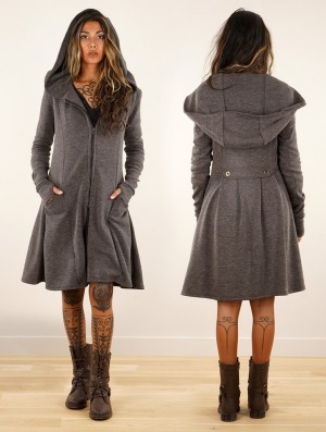 Dámské Kabáty Toonzshop Enchantress Hooded Coat Hnědé | 2465LTVXR