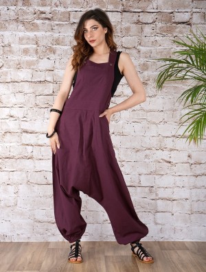 Dámské Kalhoty Toonzshop Bhakta Harem Pant Overalls Wine | 9350YULMD