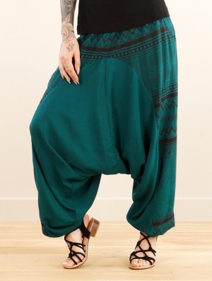 Dámské Kalhoty Toonzshop Ginie Aztec Light Harem Pants Hnědé | 3297EKHXR