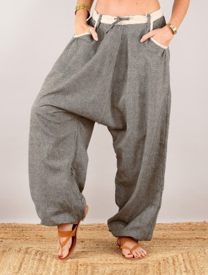 Dámské Kalhoty Toonzshop Niharika Gender Neutral Sarouel Pants Šedé Béžový | 0736CKLMJ