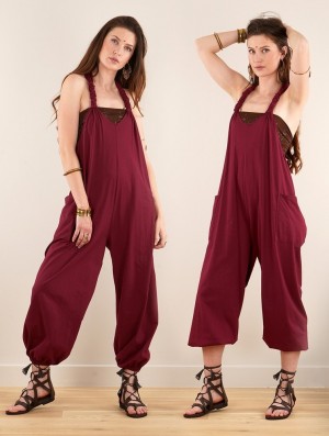Dámské Kalhoty Toonzshop Sampatti Harem Pant Overalls Wine | 2851XMYVN