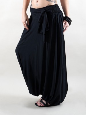 Dámské Kalhoty Toonzshop Tawneeh Gender Neutral Harem Pants Černé | 5360AZFYB