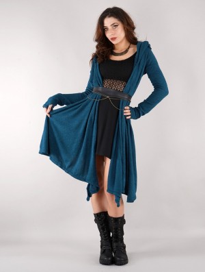Dámské Kardigan Toonzshop Danaeriz Long Sleeve Hooded Shawl Cardigan Blankyt | 8475KMOEX
