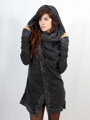 Dámské Kardigan Toonzshop Namkha Heimaey Cardigan Tmavě Šedé | 9413PAYDK