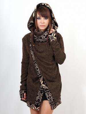 Dámské Kardigan Toonzshop Namkha Ivalo Cardigan Hnědé | 9418WZQVD