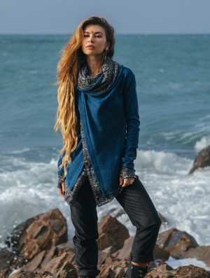 Dámské Kardigan Toonzshop Namkha Sibiu Cardigan Blankyt | 1569IRGVS