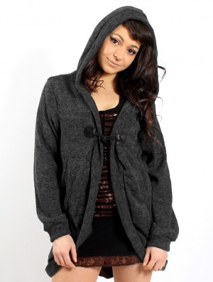 Dámské Kardigan Toonzshop Thin Shandili Cardigan Charcoal | 3857JWCQK