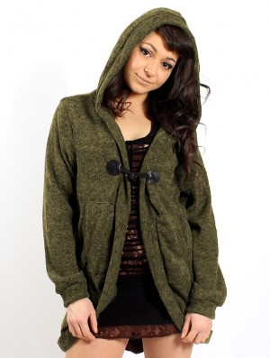 Dámské Kardigan Toonzshop Thin Shandili Cardigan Vert kaki | 3012ZKSCN