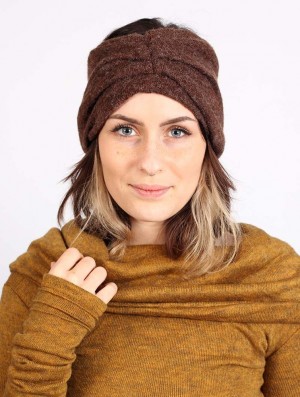 Dámské Klobouky Toonzshop Aikköo Headband Hnědé | 9120DSBNZ