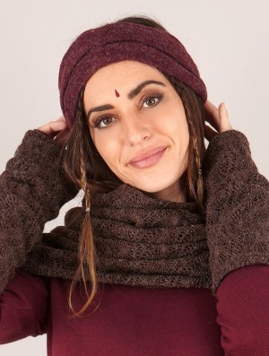 Dámské Klobouky Toonzshop Aikköo Headband Wine | 7152FKDTR