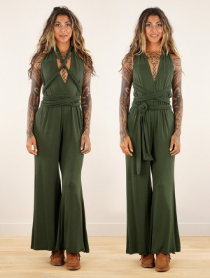 Dámské Kombinéza Toonzshop Wakiza Infinity Jumpsuit Olivy Zelené Zelene | 9028AJFUE
