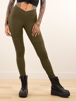 Dámské Legíny Toonzshop Lilith Long Leggings Zelene | 3985RVMGW