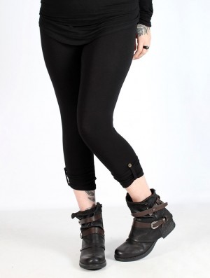 Dámské Legíny Toonzshop Sha-zu Short Leggings Černé | 0241SOKVX