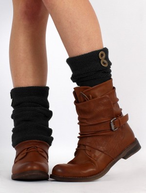 Dámské Legwarmer Toonzshop Delyäa Legwarmers Černé | 5628EUZMJ
