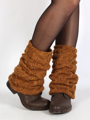 Dámské Legwarmer Toonzshop Naïlae Crochet Legwarmers Rusty | 5041DLHXC