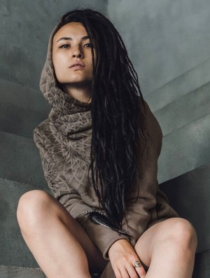 Dámské Mikina s Kapucí Toonzshop Lotus Hooded Collar Hoodie Tmavě Béžový | 5013NGECW