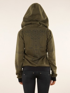 Dámské Mikina s Kapucí Toonzshop Vidar Zohraa Zipped Hoodie Hnědožlutý | 9573GHCJK