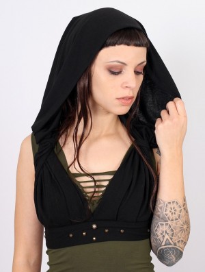 Dámské Podprsenky Toonzshop Yüzü Hooded Bra Černé | 8174QIEFD
