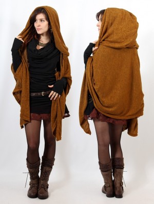 Dámské Ponča Toonzshop Danae Hooded Cape Rusty | 4352FQPTN