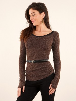 Dámské Pulovr Toonzshop Aëlys Pullover Hnědé | 7148ECOQA