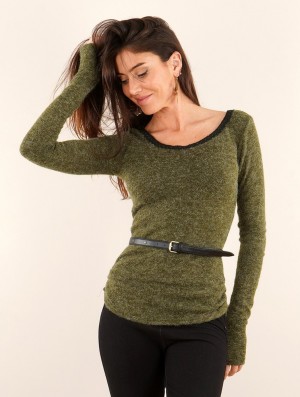 Dámské Pulovr Toonzshop Aëlys Pullover Zelene | 3791CHGLN
