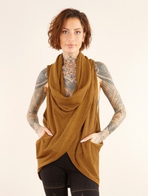 Dámské Pulovr Toonzshop Amala Sleeveless Thin Pullover Rusty | 2318FKSQL