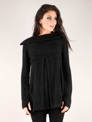 Dámské Pulovr Toonzshop Ekantika Tunic Pullover Černé | 3894JCBPR