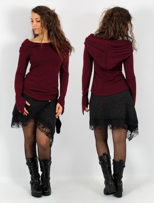 Dámské Pulovr Toonzshop Karmäa Pullover Wine | 1549ANUKQ