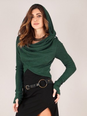 Dámské Pulovr Toonzshop Nadjäa Short Pullover Peacock teal | 1827APOEJ