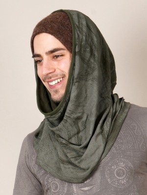 Dámské Scarves & Snoods Toonzshop Marble Hooded Neck Warmer Zelene | 6037UPFKR