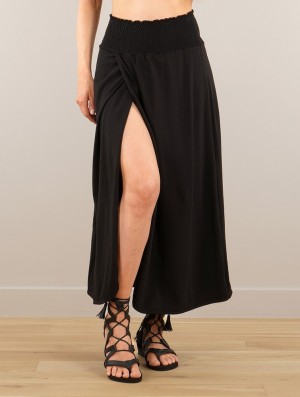 Dámské Sukně Toonzshop Dune Wrap Long Skirt Černé | 9146OTIPF