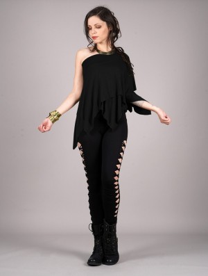 Dámské Sukně Toonzshop Manoï 2 In 1 Skirt Top Černé | 5260OEZIY
