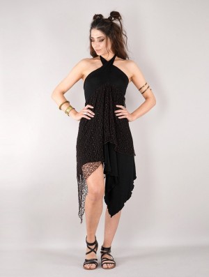 Dámské Sukně Toonzshop Syrada 2in1 Skirt/Tunic Černé Hnědé | 7982RKDQJ