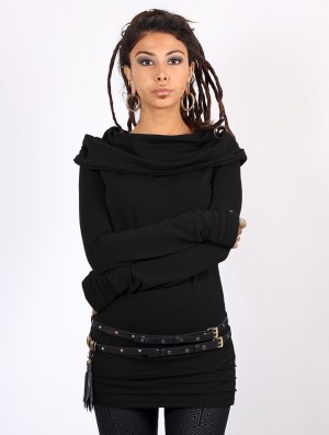 Dámské Svetr Toonzshop Chryzalide Sweater Černé | 1436ZRCTS