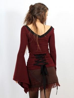 Dámské Svetr Toonzshop Eo-kimö Flared Sleeve Sweater Černé | 2154KMDSL