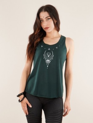 Dámské Tílko Toonzshop Alruwhani Printed Tank Top Stříbrné | 0216CBPMJ