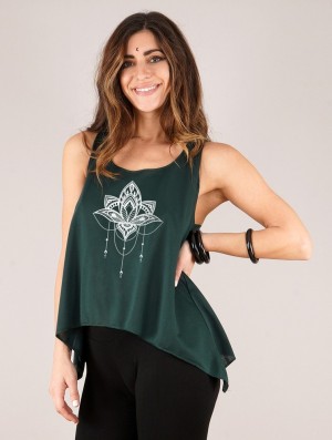 Dámské Tílko Toonzshop Anitaya Printed Knotted Tank Top | 5189ZXGTF