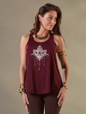 Dámské Tílko Toonzshop Anitaya Printed Tank Top Stříbrné | 4087ZHSNT