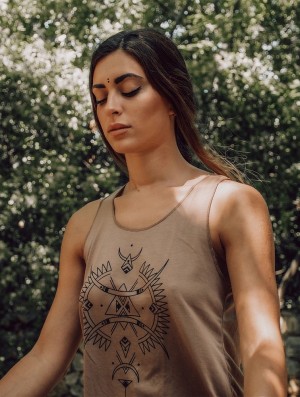 Dámské Tílko Toonzshop Ilanga Printed Tank Top | 7659OSETI