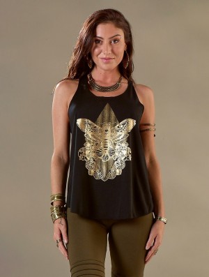 Dámské Tílko Toonzshop Sunstra Sphynx Printed Tank Top | 9683MXIWC