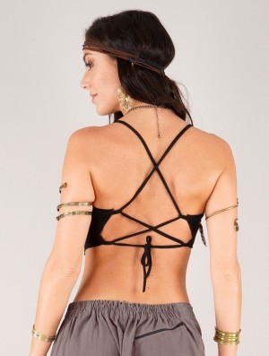 Dámské Topy Toonzshop Adrina Crop Top Černé | 6301HGKIE