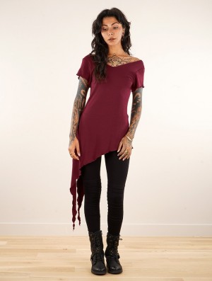 Dámské Topy Toonzshop Avataran Tunic Wine | 0837HNIOQ
